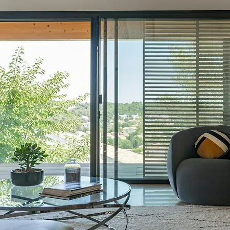 Architect's With Infinity Swimming Pool Saint-Gely-du-Fesc